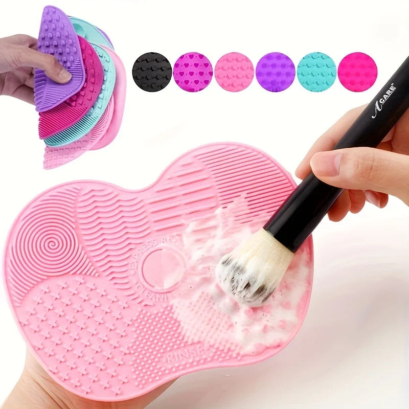 Tapis de nettoyage pour pinceaux de maquillage
